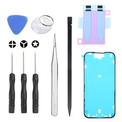 JF-8162 For iPhone 16 9 in 1 Battery Repair Tool Kit with Adhesive Pry Tools Screwdriver Set