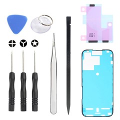 JF-8162 For iPhone 15 Pro 9 in 1 Battery Repair Tool Kit with Adhesive Pry Tools Screwdriver Set