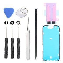 JF-8162 For iPhone 15 9 in 1 Battery Repair Tool Kit with Adhesive Pry Tools Screwdriver Set
