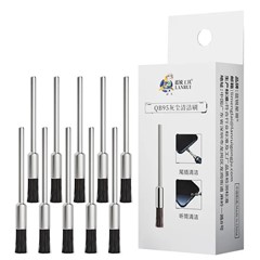 LANRUI QB95 10Pcs  /  Box 3.0mm Dust Cleaning Brush Steel Handle Dust Cleaning Mane Brush for Phone Repair IC Pad Motherboard