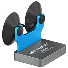  crazy horse texture leather card holder case Stand for Amazon Fire Phone - Black