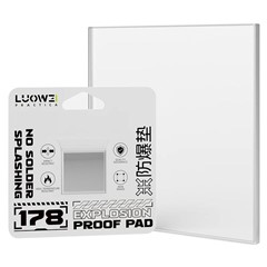 LUOWEI LW-178 High Temperature Explosion-Proof Pad 600 Degree Celsius Heat Resistant Glass Substrate Mat for SMT PCB Soldering