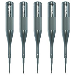 LUOWEI 5Pcs Precision Screwdriver Set S2 Steel Hardened Bits 5mm Strong Magnet for Electronics Repair