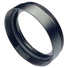RF4 1X Auxiliary Objective Lens 48mm Outer Diameter Protective Lens for M25 Binoculars Zoom Stereo Microscope - Black