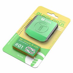 2UUL BL05 Blade Dock Aluminum Magnetic Sliding Blade Holder Set with 10Pcs Blades