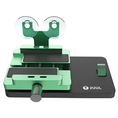 2UUL BH06 Rotatable LCD Screen Stand Phone Repair Fixture with Dual Suction Cups