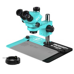 RFA RF-7050TVP Trinocular Stereo Microscope 7X-50X Zoom Phone PCB Welding Instrument