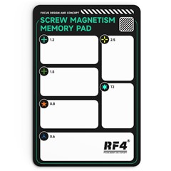 RF4 RF-MP21 Screw Memory Pad 6-Zone 90mm x 135mm Mat for Phone Computer Tablet Repair