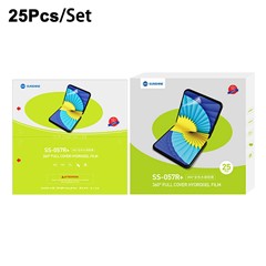SUNSHINE SS-057R+ 25PCS Full Cover Hydrogel Film TPU Self-Healing HD Transparent for Film Cutting Machine