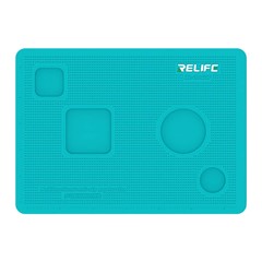 RELIFE RL-004DP Anti-Skid Silicone Pad for Tablet Screen Protector Installation 353mm x 254mm Washable Reusable Film Application Tool
