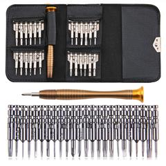 25-in-1 Screwdriver Set Hand Tool Kit Wallet Packing for Mobile Phone PC Repair