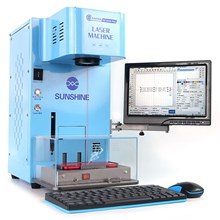 SUNSHINE SS-890B Plus Multi-functional Fiber Laser Marking Machine Mobile Phone Back Cover Remover Support Phone Wireless Control/Auto Focus - UK Plug