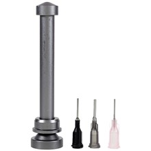 BEST BST-013 Aluminum Alloy Syringe Booster Kit with 3 Dispensing Needles for Electronic Devices Repair Tool Glue Applicator Oil Dispensing