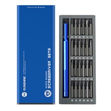 SUNSHINE SS-5118 25-in-1 High Performance Screwdriver Set with Groove Magnetic Storage Organizer Mobile Phone Screen Replace Repair Tools
