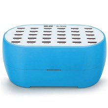 RELIFE RL-304M 160W 30 Ports USB Charging Dock Phone Tablet Fan Humidifier Charger Power Station - EU Plug