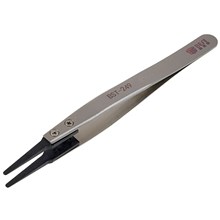 BEST BST-249 Professional Anti-Static Tweezers Mobile Phone Tablet Repairing PPS Plastic Head Tweezers