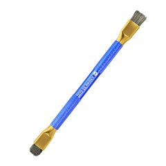 SUNSHINE SS-022D Double Copper Head Dual Purpose Brush Aluminum Alloy Non-Slip Handle Cleaning Brush