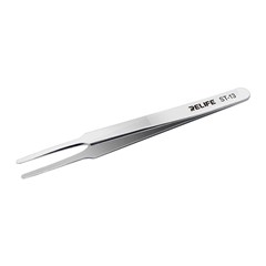 RELIFE ST-13 Flat Head Tweezers High Precision Flat Grip Tweezers Repairing Tool for Smart Phone Tablet
