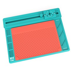 RF4 RF-MO3 Sliding Microscope Stand Base Aluminum Alloy Silicone Heat Resistance Maintenance Mat