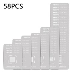 RELIFE RL-044 58Pcs Android Series Chip Planting Tin Steel Mesh Set Phones Repair Tools