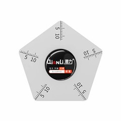 QIANLI Phone Screen Pry Disassemble Card Metal Repair Tool with Scale