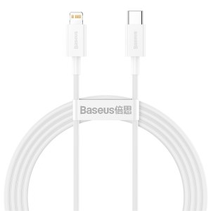 BASEUS Superior Series Fast Charging Data Cable Type-C to iP PD 20W 1.5m - White