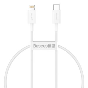 BASEUS Superior Series Fast Charging Data Cable Type-C to iP PD 20W 0.25m - White