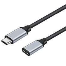 PD 60W Fast Charge Type C Male to Female Extension Cable Charging 400Mbp/s Sync Cord 4K Video Output, 0.25m