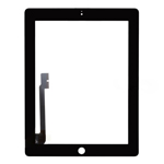 Black For iPad 4 Digitizer Touch Screen Replacement Part (High Quality)