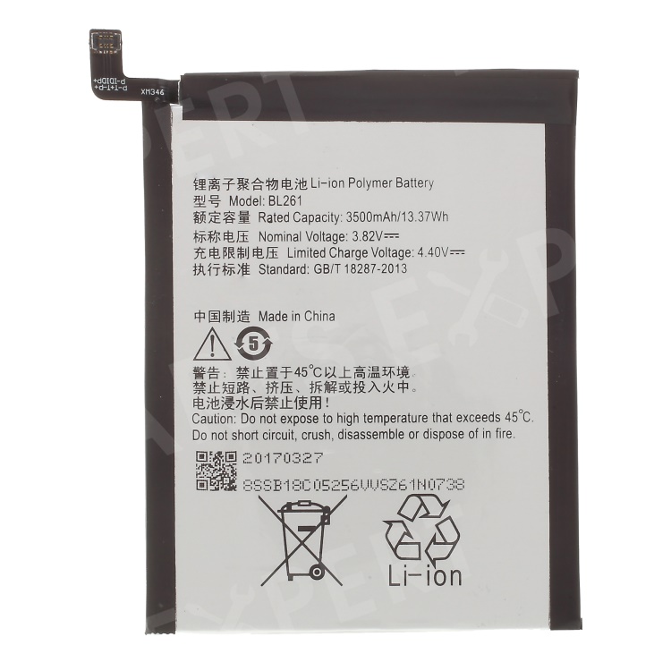 

OEM for Lenovo Music Lemon K5 Note BL261 3500mAh Li-ion Polymer Battery Replacement, Other Lenovo Models