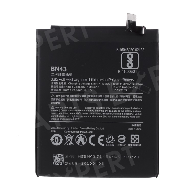 

For Xiaomi Redmi Note 4X OEM BN43 4100mAh Battery Replacement, Xiaomi Redmi Note 4X