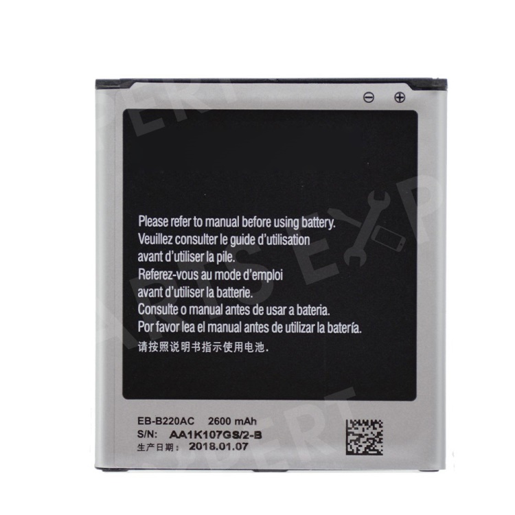 

OEM 2600mAh 3.8V EB-B220AC Battery for Samsung Galaxy Grand 2 G7102 G7106, Galaxy Grand 2 G7100 G7102