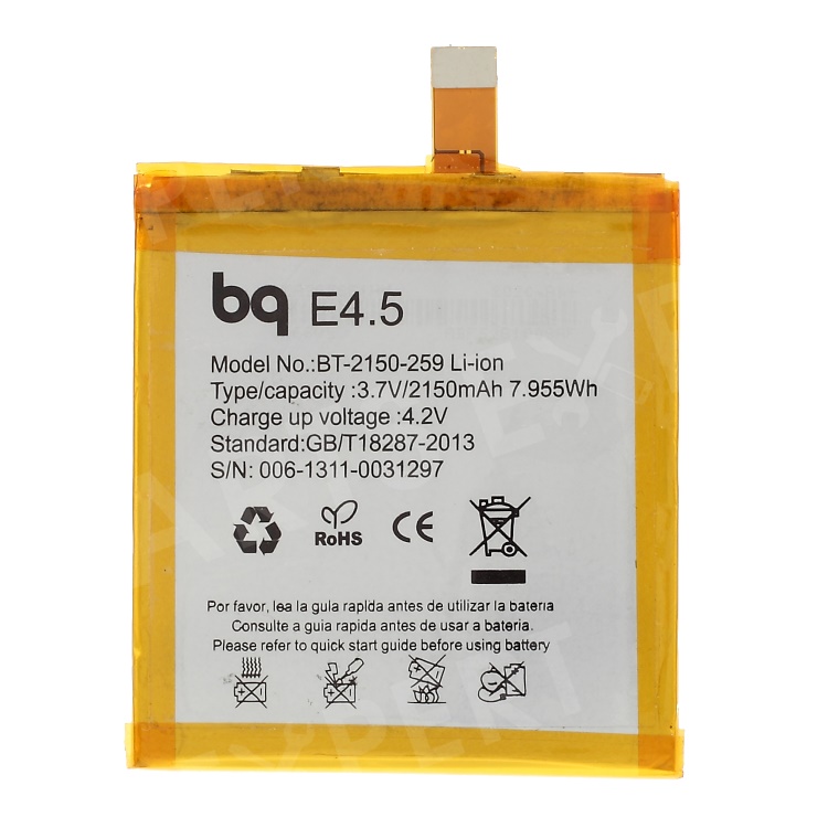 

For BQ Aquaris E4.5 [OEM] BQ Battery Replacement 2150mAh / 3.7V, Other Phone Models
