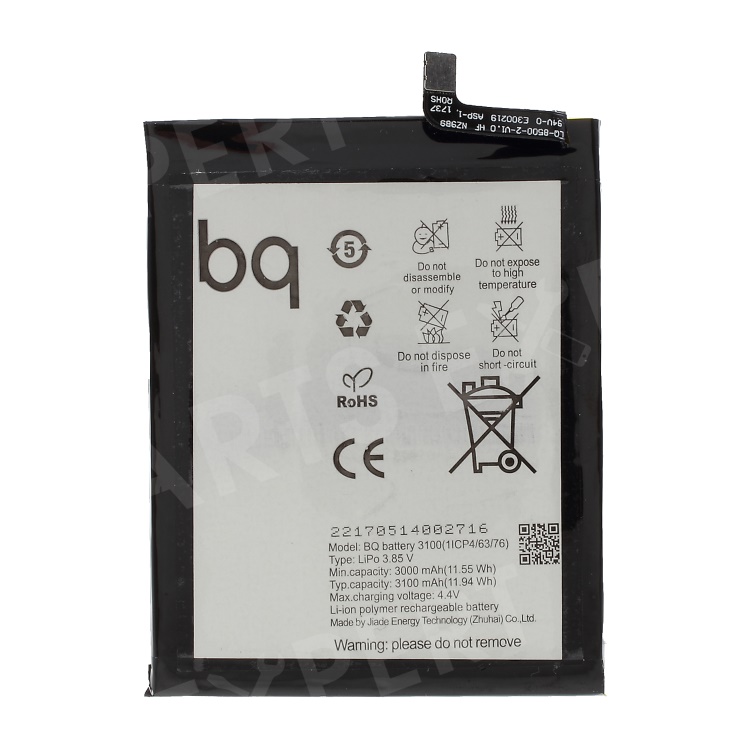 

For BQ Aquaris X [OEM] BQ Battery Replacement 3100mAh / 3.85V, Other Phone Models