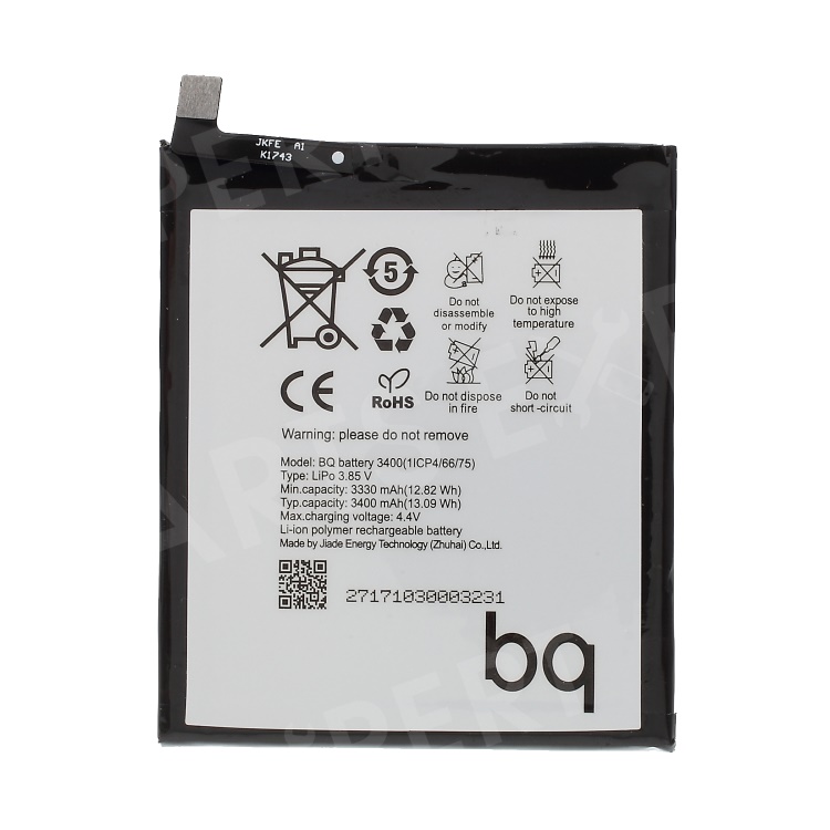 

For BQ Aquaris V Plus [OEM] BQ Battery Replacement 3400mAh / 3.85V, Other Phone Models