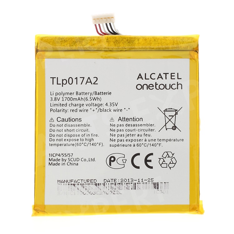 

OEM 1700mAh LTp017A2 Li-polymer Battery Replacement for Alcatel One Touch Idol 2 Mini 6016A 6016X 6016D, Alcatel One Touch Idol 2 Mini 6016A 6016X 6016D