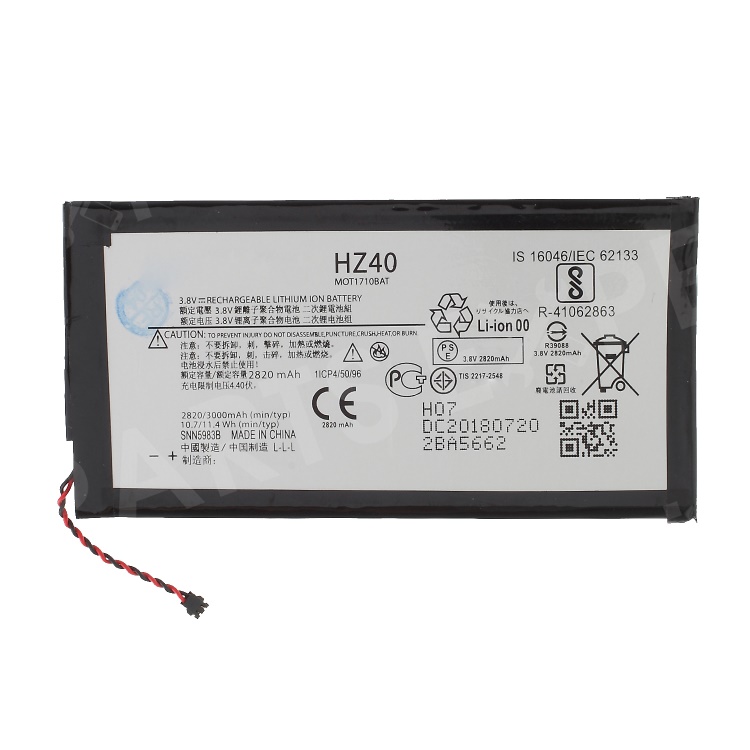 

OEM 3000mAh HZ40 Li-polymer Battery Replacement for Motorola Moto Z2 Play, Motorola Moto Z2 Play