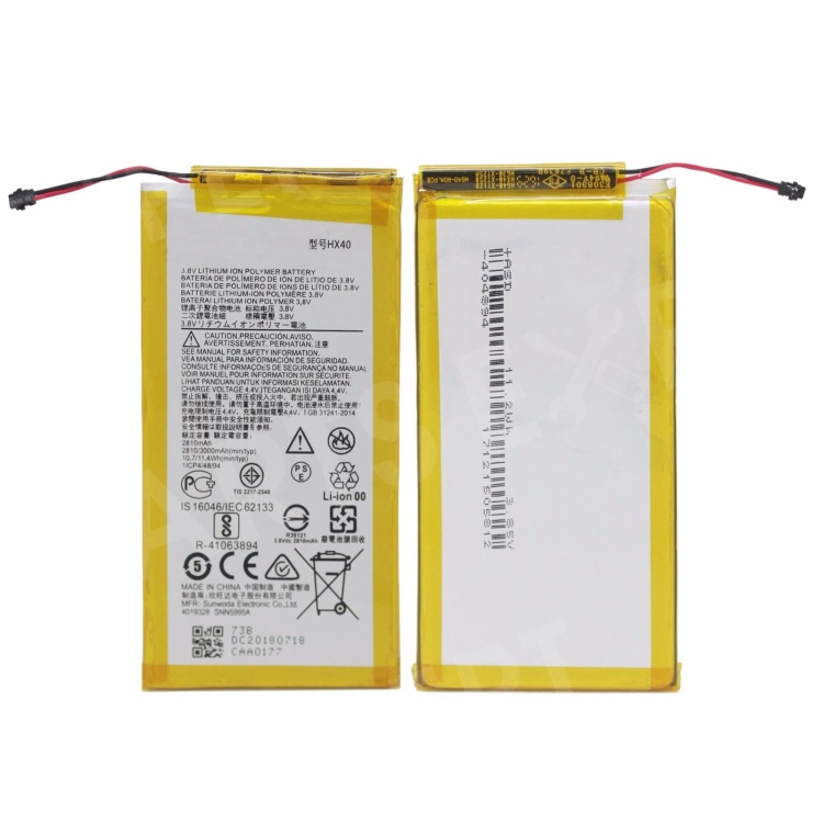 

OEM 3000mAh HX40 Battery Part Replacement for Motorola Moto X4 / X (4th gen.), Motorola Moto X4