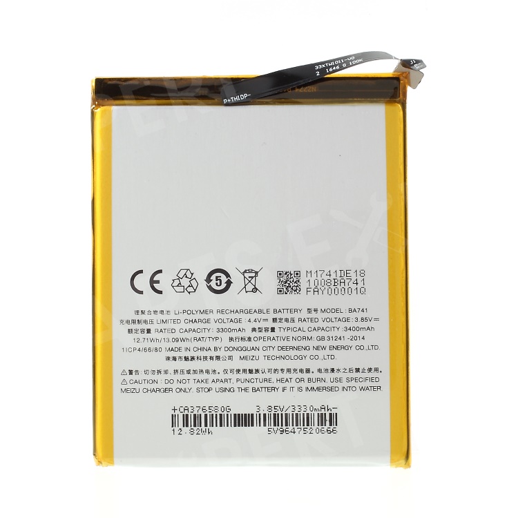 

For Meizu E2 BA741 Li-polymer Battery Replacement 3400mAh (OEM), Meizu E2
