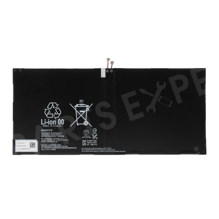 

6000mAh OEM Li-polymer Battery Replacement for Sony Xperia Z2 Tablet Wi-Fi SGP511 SGP512, Xperia Z2 Tablet Wi-Fi SGP511 SGP512