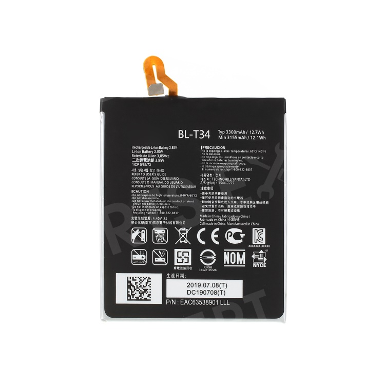 

OEM BL-T34 3300mAh Li-polymer Battery for LG V30, LG V30