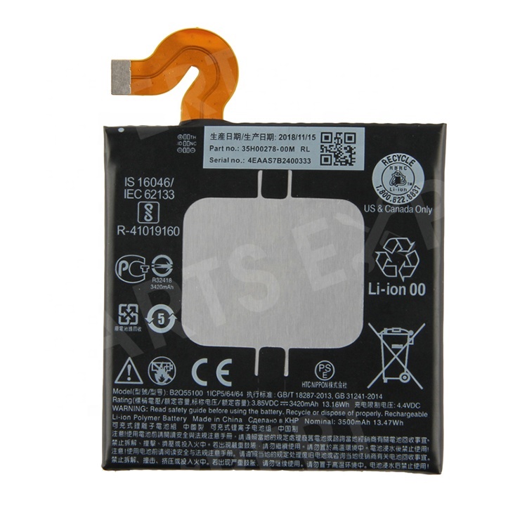 

OEM B2Q55100 3500mAh Li-ion Battery for HTC U12+, HTC U12+