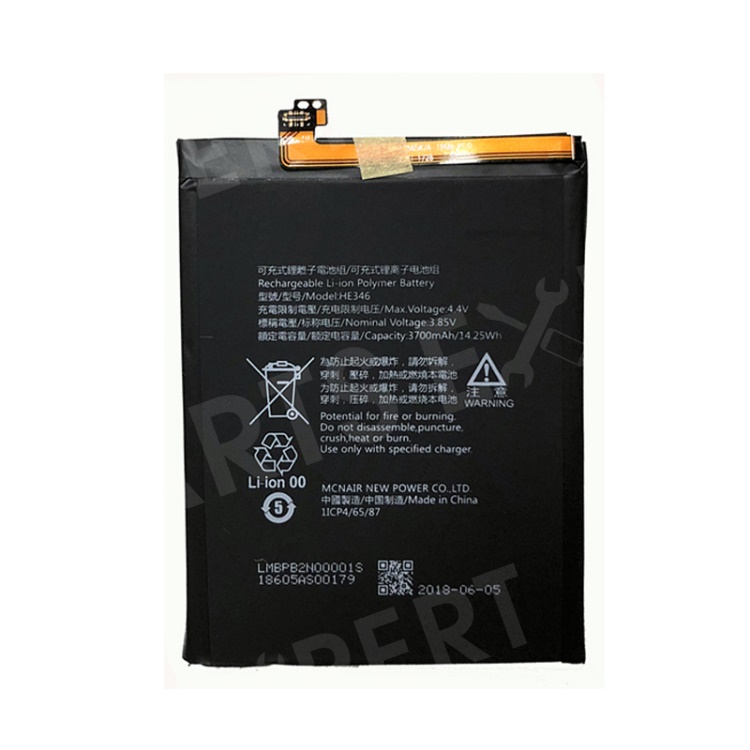 

OEM HE346 3700mAh 3.85V Li-Polymer Battery Replacement for Nokia 7 Plus, Nokia 7 plus