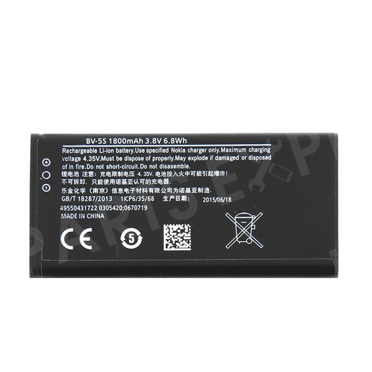 

OEM BV-5S 1800mAh Li-ion Battery Replacement for Nokia X2 Dual SIM/X2D/X2DS/RM-1013, Nokia X2 Dual SIM