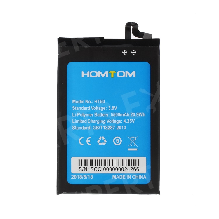 

Removable Li-ion Battery for HOMTOM HT50 (5500mAh), Other Phone Models