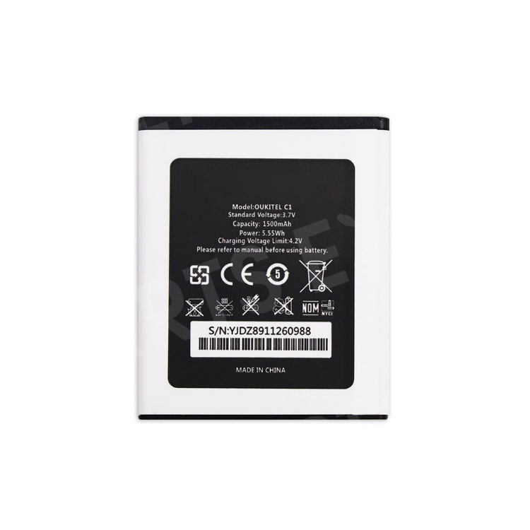 

3.8V 1500mAh Li-polymer Battery for Oukitel C1, Other Phone Models