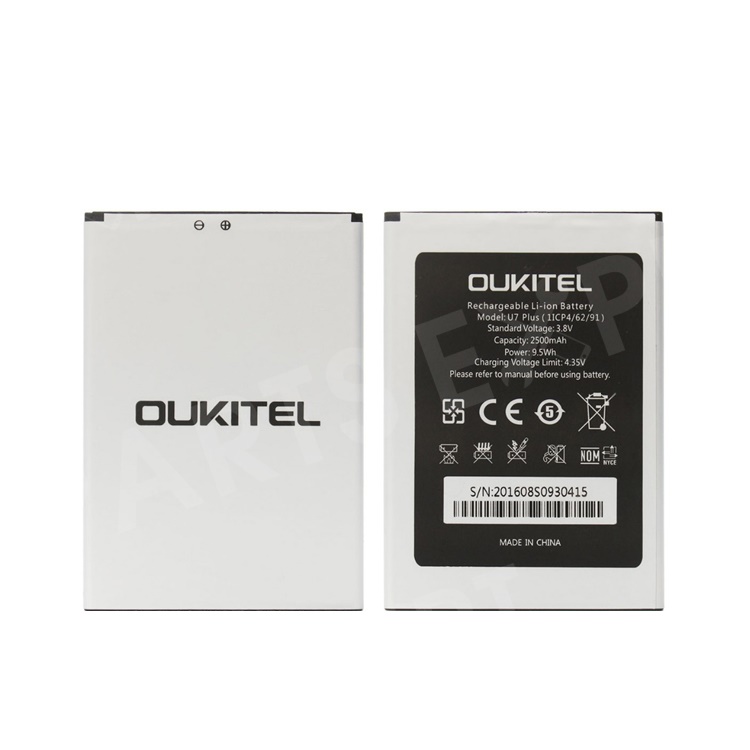 

4.35V 2500mAh Li-polymer Battery for Oukitel U7 Plus, Other Phone Models