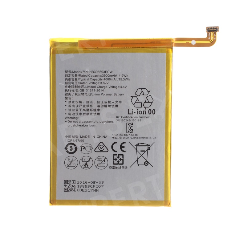 

4000mAh OEM Li-polymer Battery Replacement for Huawei Mate 8 (HB396693ECW), Huawei Mate 8