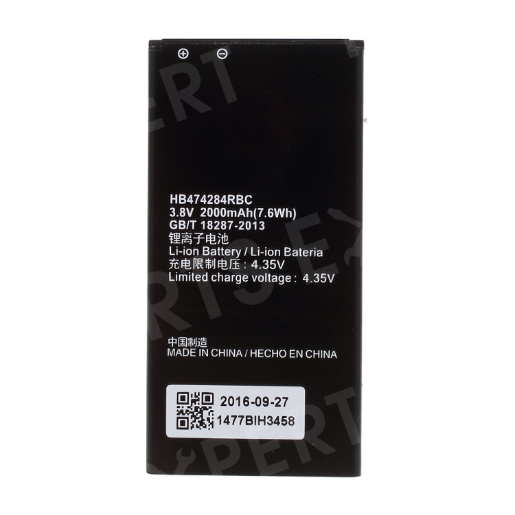 

HB474284RBC 2000mAh Li-ion Battery for Huawei C8816 Y625 G601 Y635 G521 (OEM), Y635