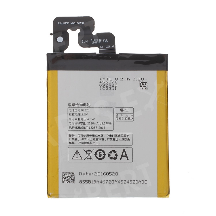 

OEM BL220 2150mAh Li-Polymer Battery Replacement for Lenovo S850 S850T, S850